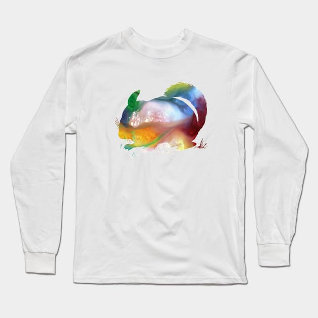 Chinchilla Long Sleeve T-Shirt by BittenByErmines